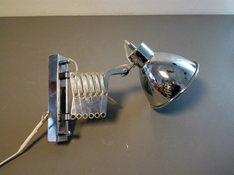 aplique flexo pared hogar taller metal rosca e14 15.5x34-65x16 1u